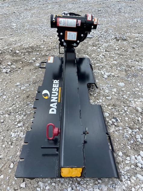 t-post driver for skid steer|danuser skid steer post driver.